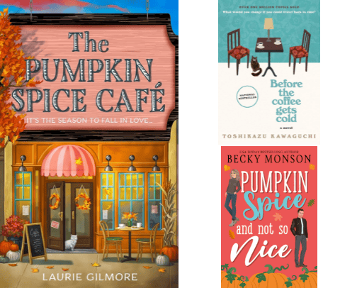 Fall vibes books🍂 cover photo collage