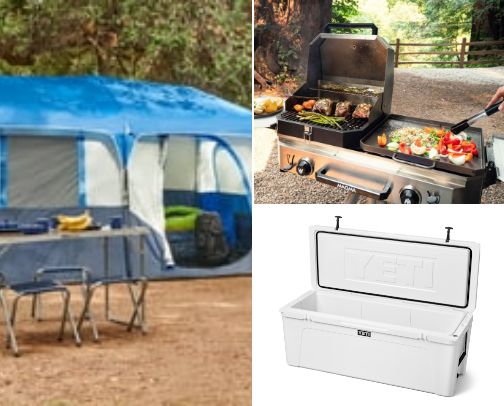 Camping Trip Items You'll Need cover photo collage