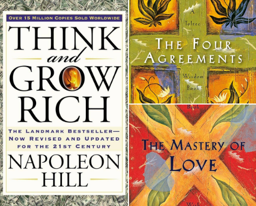✨ Life-Changing Books to Read (Mindset + Wealth Edition) cover photo collage
