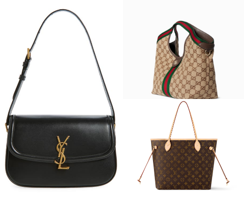 Designer bags cover photo collage