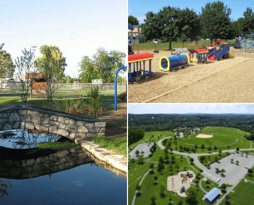 The Best Playgrounds & Parks In Maryland cover photo collage