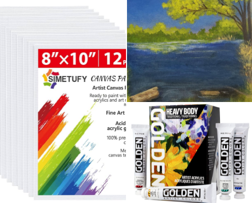 For the Beginner, Amateur and Hobbiest Painter :) cover photo collage