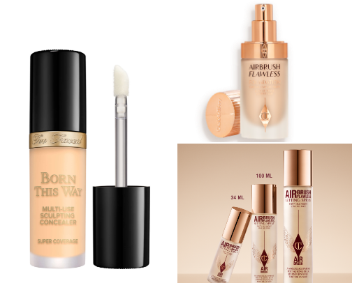 My go-to makeup products for long lasting smooth skin that doesn’t oxidise or look caky! Coming from a sensitive skin girlie! cover photo collage