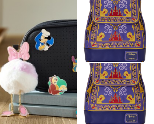 Disney Loungefly book bags cover photo collage