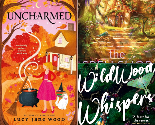 COZY WITCH + MAGICAL FICTION READS cover photo collage