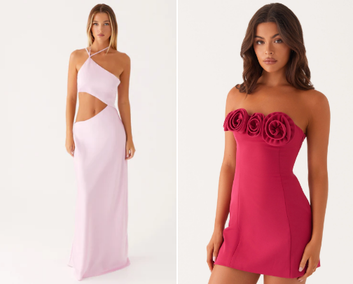 PERFECT Valentine dresses cover photo collage