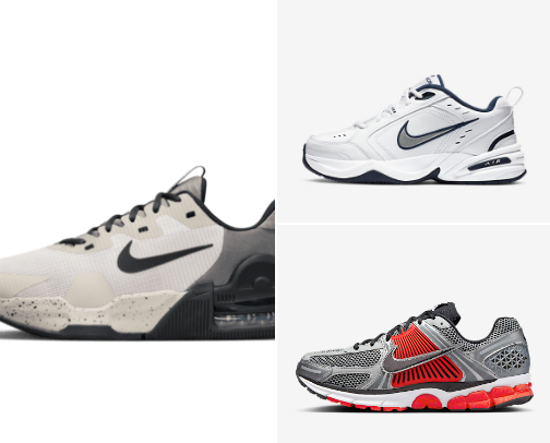 From gym to street footwear cover photo collage