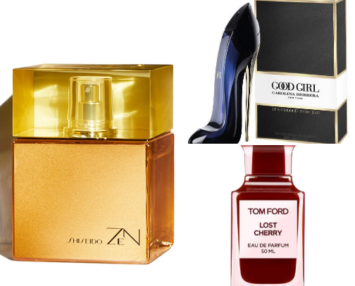 Favourite parfumes cover photo collage