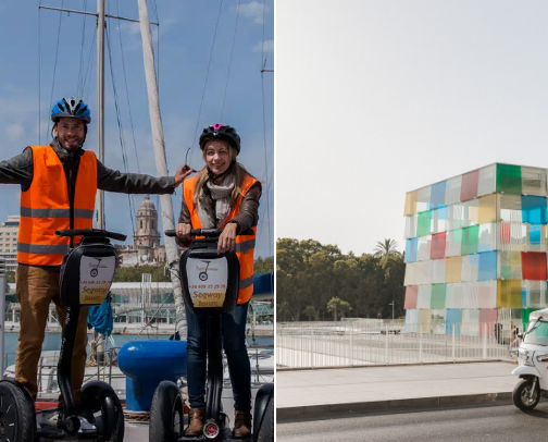 🇪🇦 How to visit and see a lot in malaga. Fun ways to do sightseeing cover photo collage