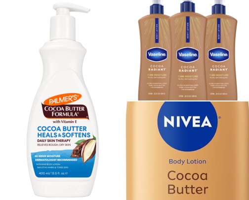 10 Best Cocoa Butter Lotions For Dry Skin -Tested and true cover photo collage