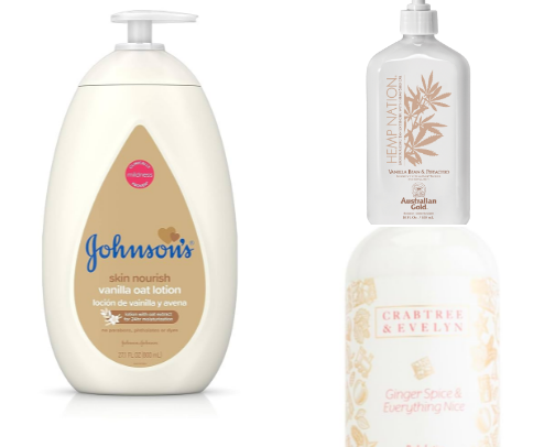 Body lotion heaven cover photo collage