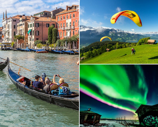 Most Romantic European Getaways for Couples | Honeymoon & Romantic Travel Guide cover photo collage
