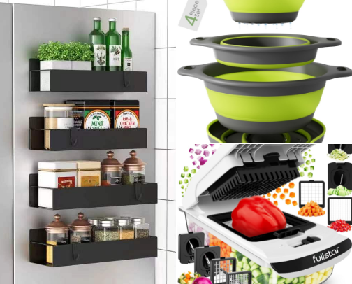 Space-Saving Kitchen Gadgets for Small Kitchens cover photo collage