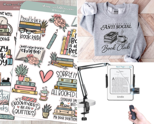 Bookish things I LOVE cover photo collage