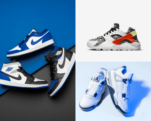 Sneakers cover photo collage