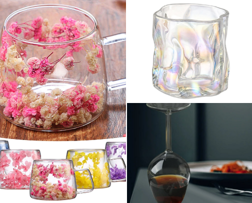 Everyone’s Obsessed With These Glass Cups That Make Every Drink Feel Special cover photo collage