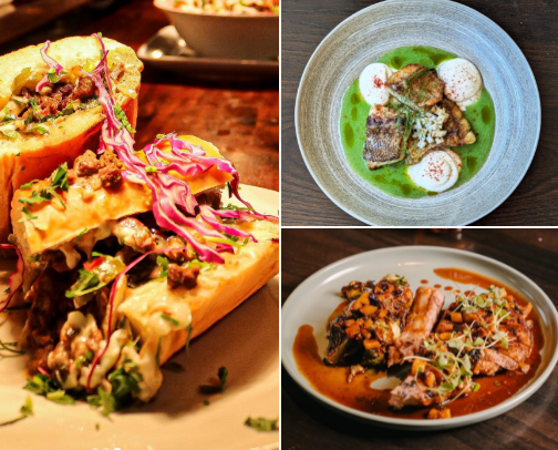 The Ultimate Athens, GA Food Guide cover photo collage