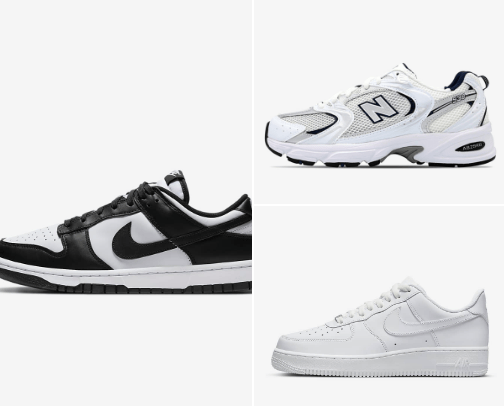 trendy sneakers of 2026✨ cover photo collage