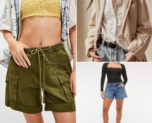 SHORTS AND SKORTS OF THE SUMMER cover photo collage