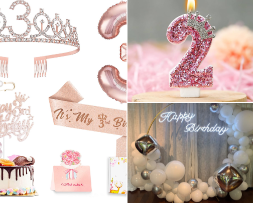 Birthday accessories Must-Haves for a Perfect Celebration & fun cover photo collage