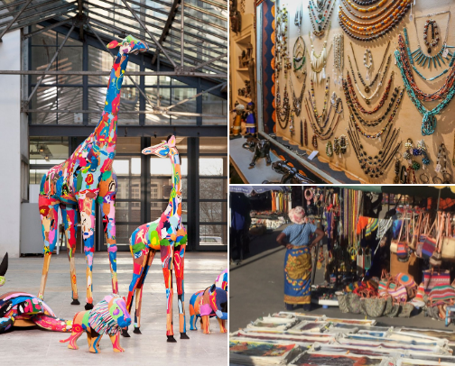 The Local's Guide to Kenya: Hidden Art, Crafts & Escapes. cover photo collage