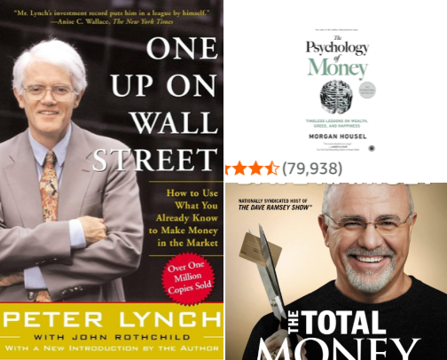 Money & Wealth Building Books That Actually Make You Smarter With Money cover photo collage