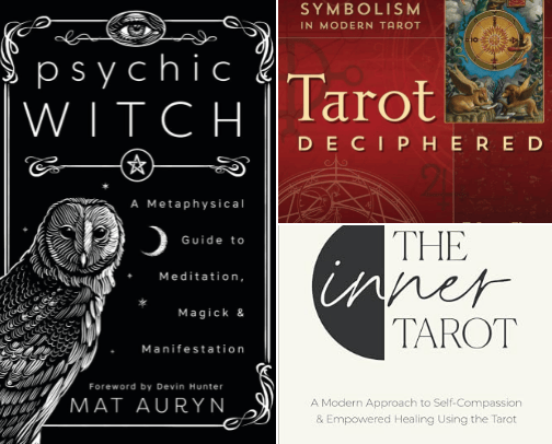 Witchy, Tarot, Books cover photo collage