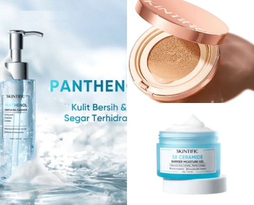 skincare cover photo collage