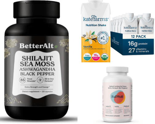 Nutrition Supplements & Extras cover photo collage
