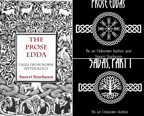 Norse Myths of Fate & Courage cover photo collage