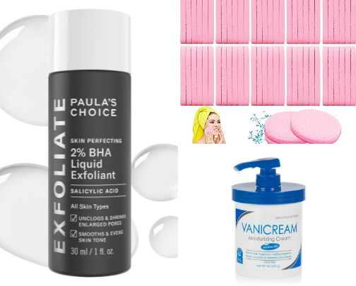 Skincare recs cover photo collage
