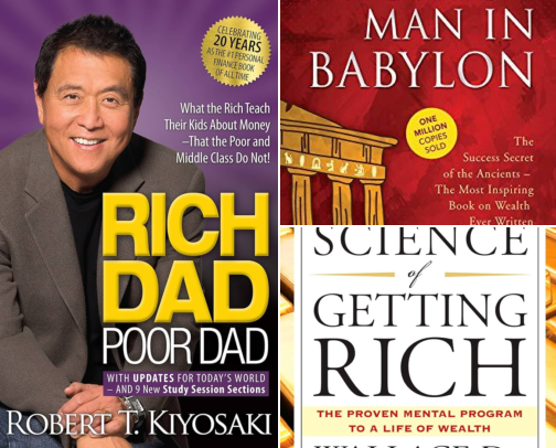 Money & Abundance Mindset: Books, Journals & Tools cover photo collage
