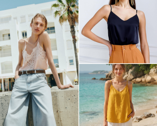 The Ultimate Under $50 Camisole Guide cover photo collage
