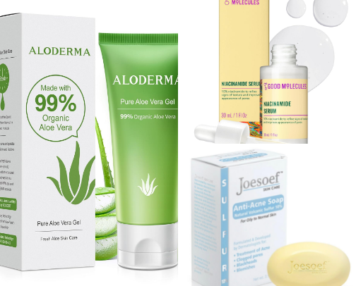 Sensitive Skin Care Products I Use! 😁 cover photo collage