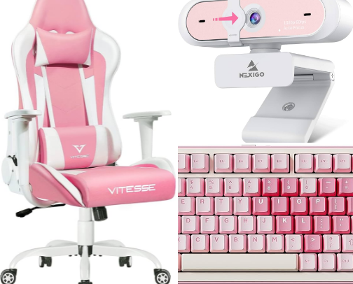 Aesthetic Gamer Girl Products on Amazon! (Good Quality + Affordable) cover photo collage