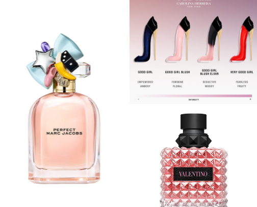 Favorite perfumes cover photo collage