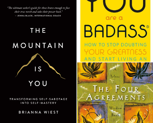 Books That Changed How I Think About Myself (Confidence, Mindset & Identity) cover photo collage