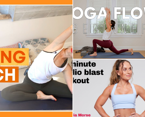 Stay Fit: At-Home Workout Videos I Actually Love cover photo collage