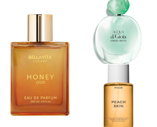 Fragrances cover photo collage