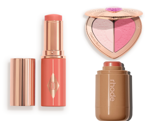 Give your cheeks sunkissed look!💕 cover photo collage