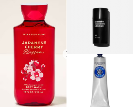 It girl BODY CARE ESSENTIALS cover photo collage