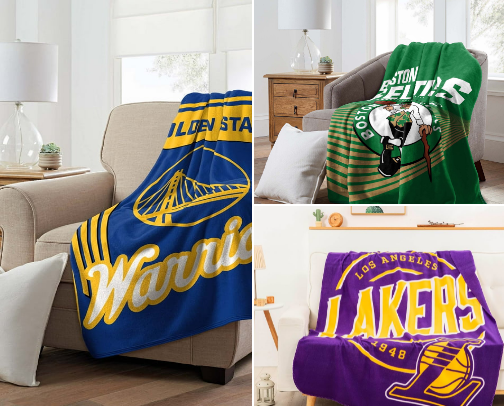 🏀 NBA Blankets & Throws cover photo collage