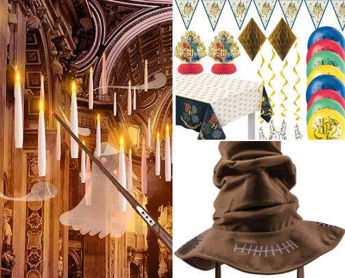 Harry potter kid's birthday party cover photo collage