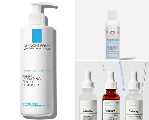 Skincare favorites cover photo collage