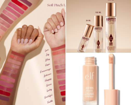 Beauty Products I Actually Keep Repurchasing ✨ cover photo collage