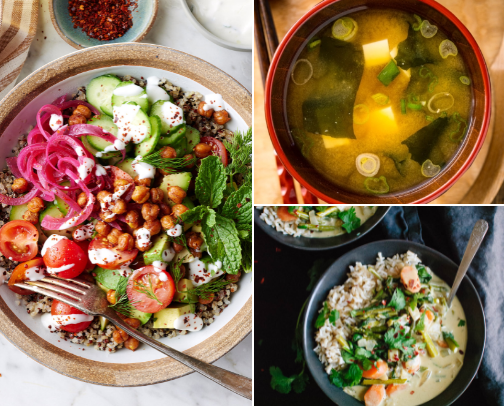 🌍 Healthy Lifestyle Recipes (International Edition)

Wholesome, globally inspired recipes to nourish your body, balance your energy, and help you glow from within.
From Mediterranean bowls to Asian comfort soups and Nordic breakfasts every meal celebrates health, flavor, and harmony.

✨ Try one this week and share your results! ✨ cover photo collage