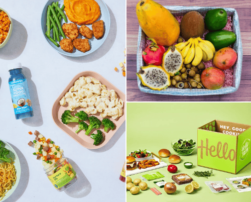 Food Delivery Kits/Services cover photo collage