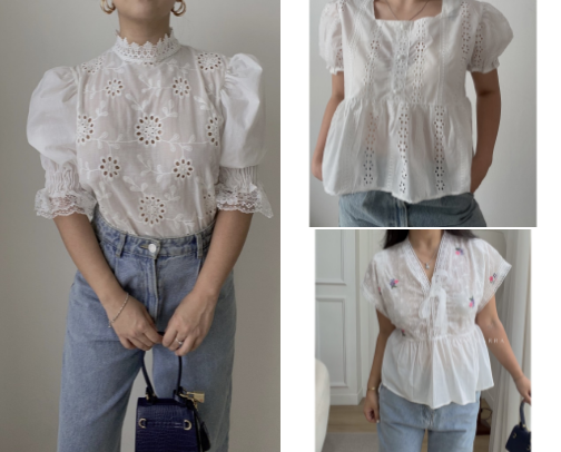 The Cutest White Tops for an Effortlessly Chic Look cover photo collage