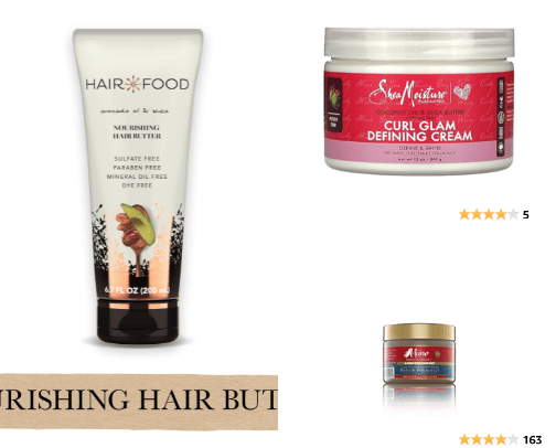 Hair products that I use for my wavy hair cover photo collage