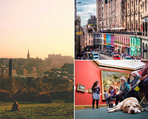My best Edinburgh, Scotland recs cover photo collage